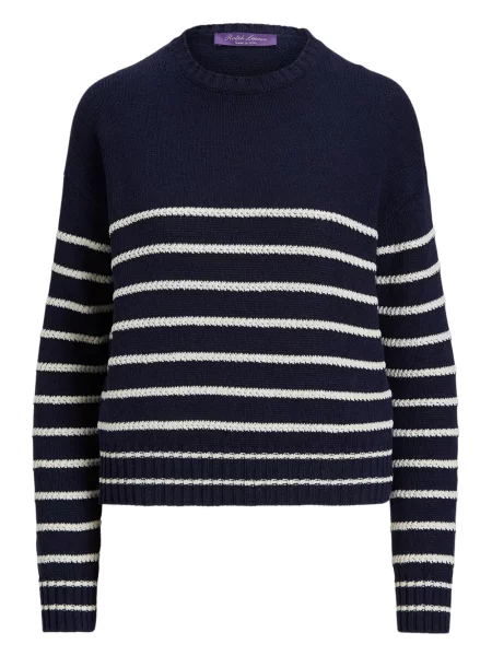 Pulover Ralph Lauren Collection cu dungi albastru