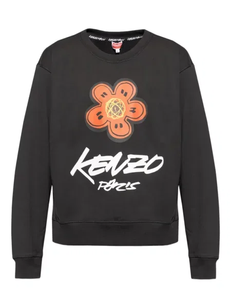 Суитчър Kenzo на цветя черно
