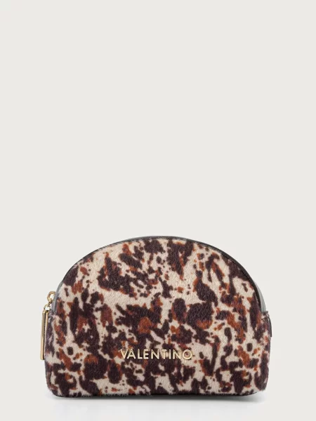 Valentino Bags kosmetyczka LINE brązowa