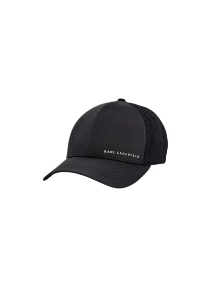 Czapka z daszkiem Karl Lagerfeld czarna