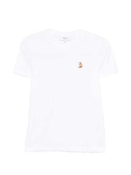 Tričko Maison Kitsuné biela