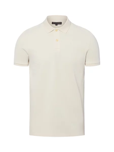 Finshley & Harding koszulka polo Mężczyźni jednolity S biały