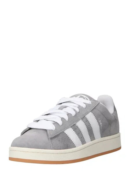 ADIDAS ORIGINALS Nízke tenisky Campus striebornosivá / biela sivá