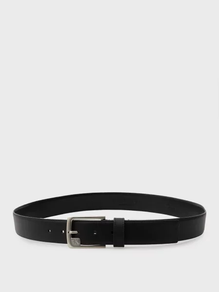 Шкіряний ремінь Calvin Klein чорний