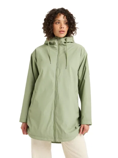 Dla Kobiety RAIN ROAD POLAR ZIP zielony