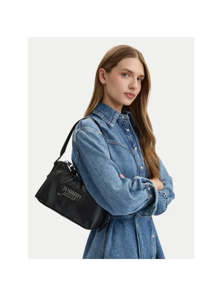 Tommy Jeans Torebka Tjw Bold Shoulder Bag czarny