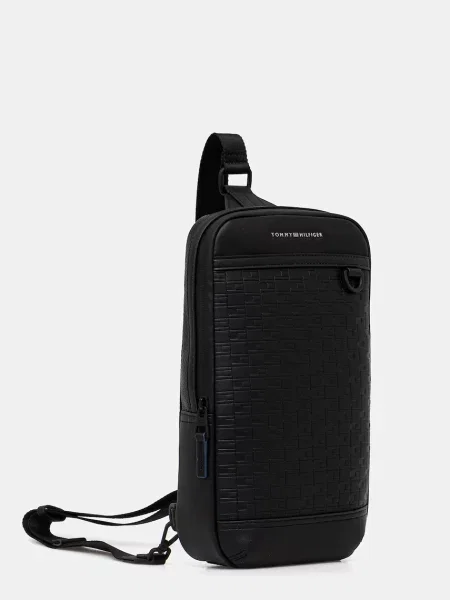 Tommy Hilfiger Torbica za okrog pasu Th Modern Slingpack črna