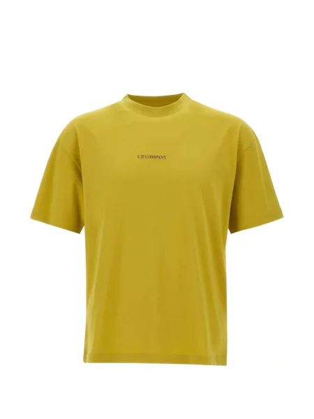 Tricou C.p. Company cu imagine scurt verde