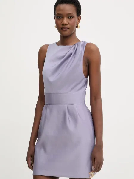 Elisabetta Franchi obleka vijolična