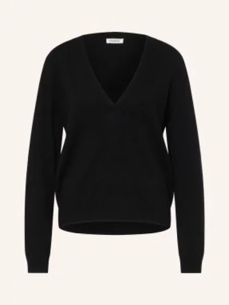 Ladneri Sweter Pizzo schwarz czarny
