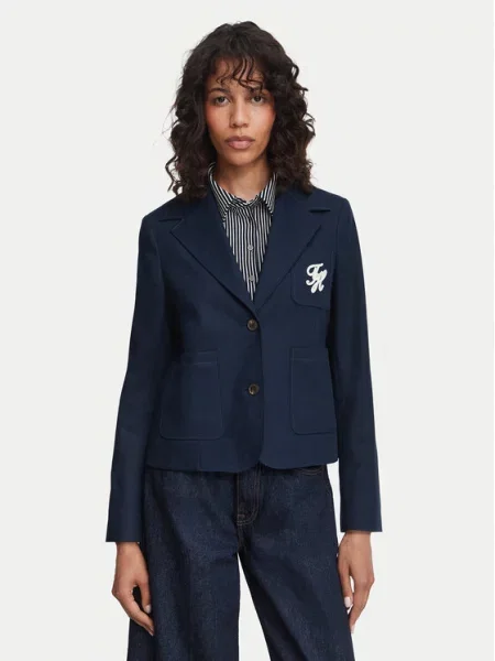 Tommy Hilfiger Zakó Dressing Sötétkék