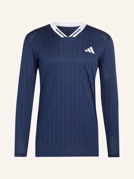 Adidas Tričko S Dlouhým Rukávem Tennis Climacool tmavě modrá bílá