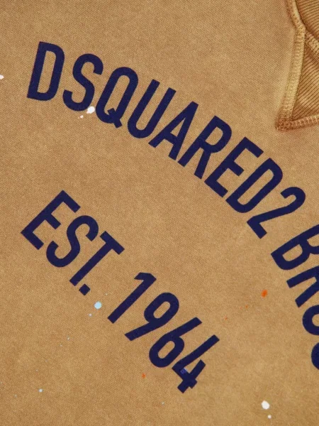 Sweter dziecięcy Dsquared2 brązowy