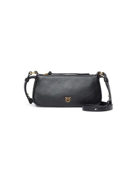 Geanta crossbody Pinko din piele negru