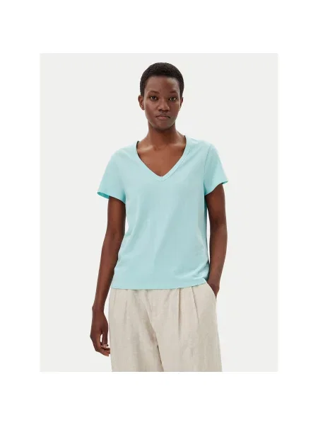 Gap Футболка Regular Fit зелений