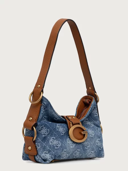 Geanta hobo Guess albastru