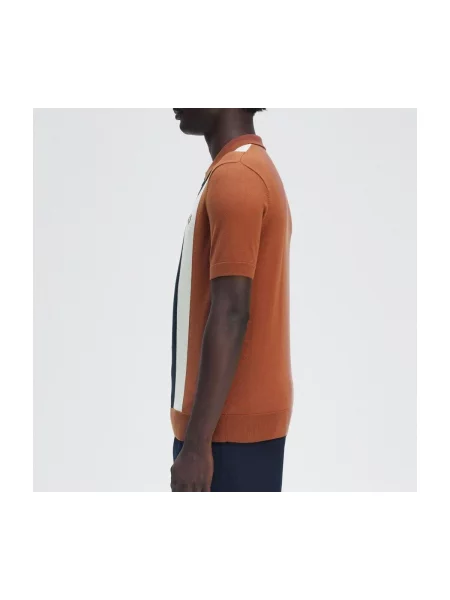 Tricou Fred Perry cu dungi maro
