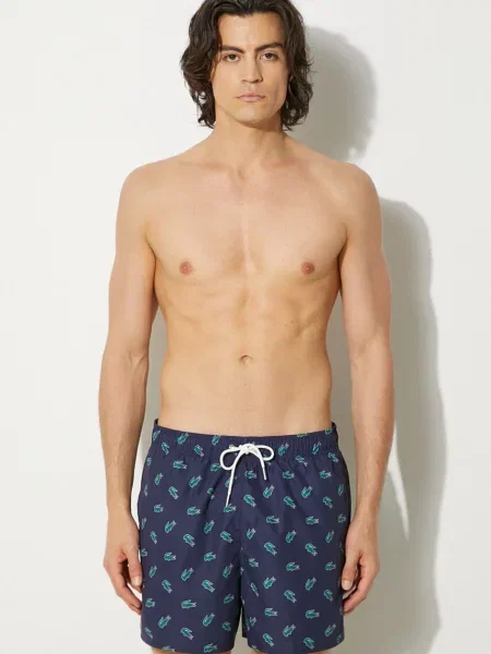 Lacoste pantaloni scurti de baie marin albastru
