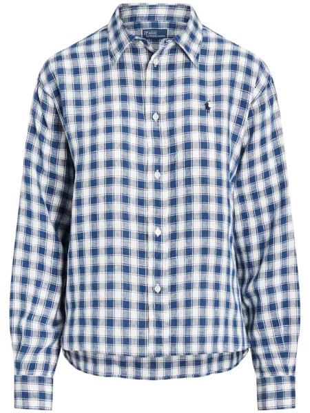Pletena odgovarati polo majica Polo Ralph Lauren s vezom bijela