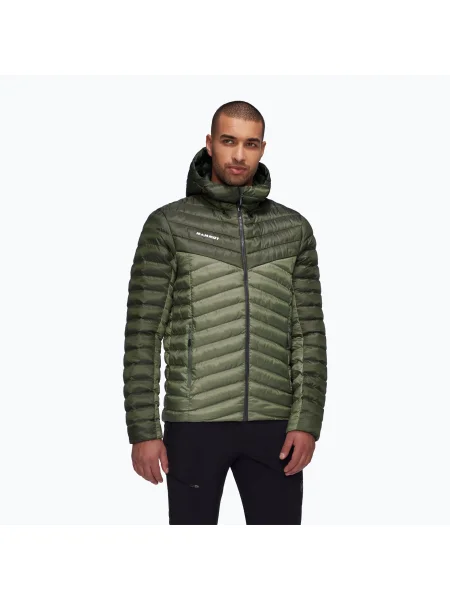 Мъжко пухено яке Mammut Albula IN Hooded marsh/dark marsh зелено