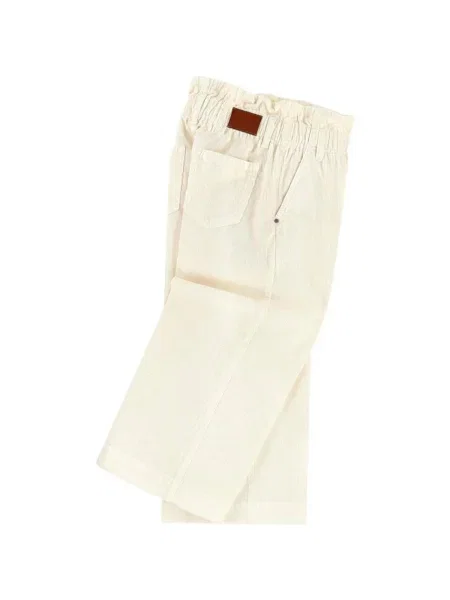 Pantaloni copii Pepe Jeans alb