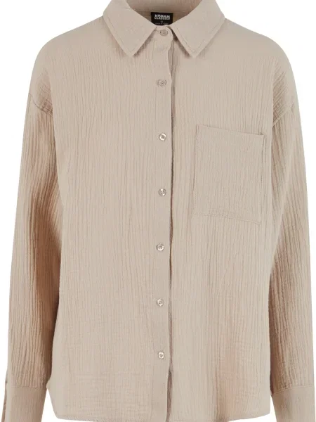 Urban Classics Bluză închis bej