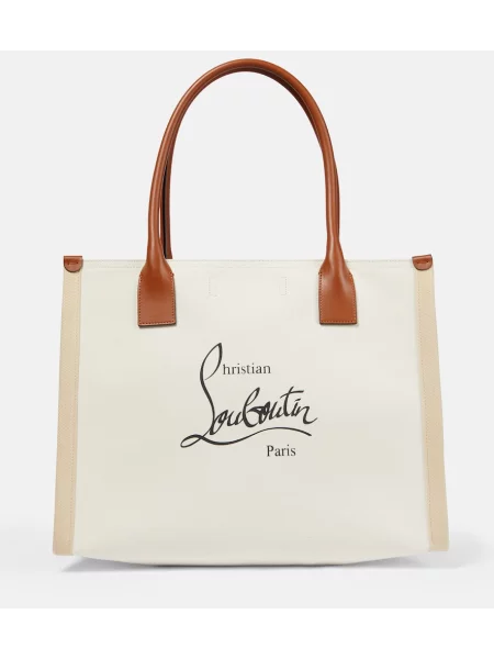 Geantă Christian Louboutin din canvas