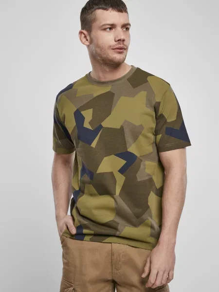 Brandit Póló tengerészkék / khaki / nád