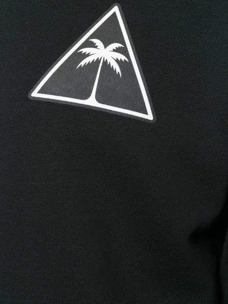 Hanorac cu glugă Palm Angels cu imagine negru
