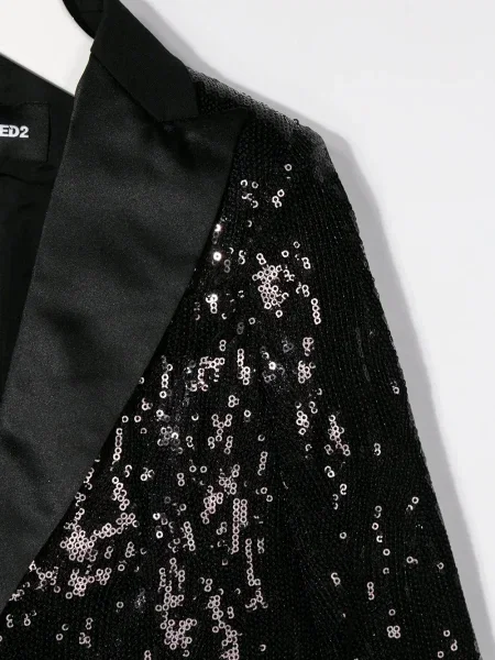 Marynarka dziecięca Dsquared2 czarna