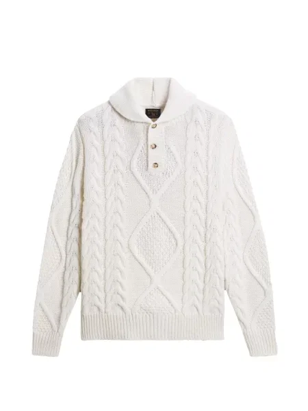 Pulover Woolrich alb