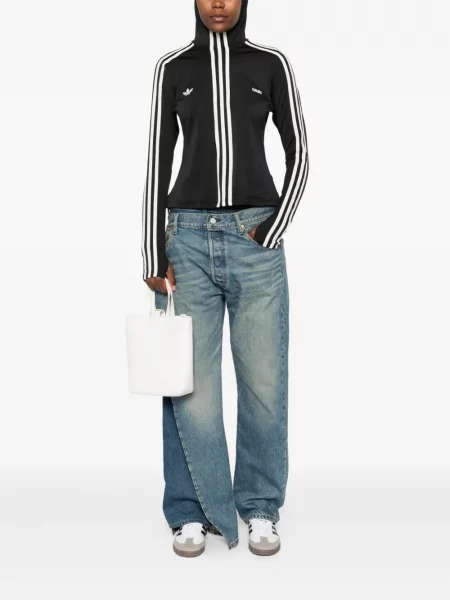 Sneakerși Adidas cu dungi negru