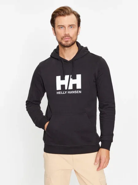 Mikina Helly Hansen s autogramom čierna
