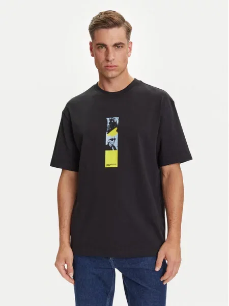 Karl Lagerfeld Jeans Marškinėliai juoda