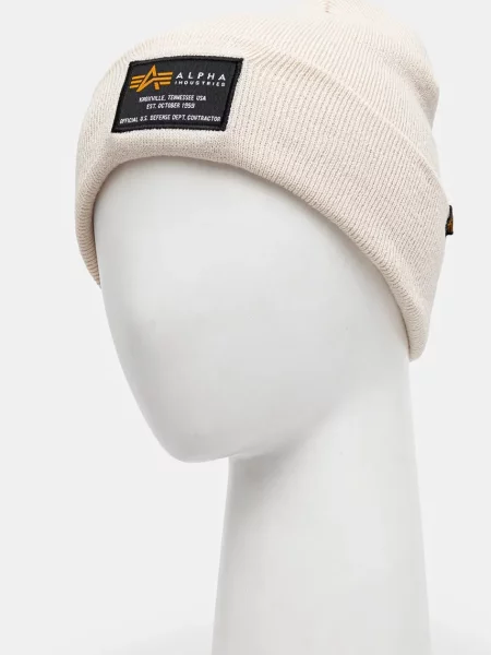 Alpha Industries căciulă Crew Beanie bej