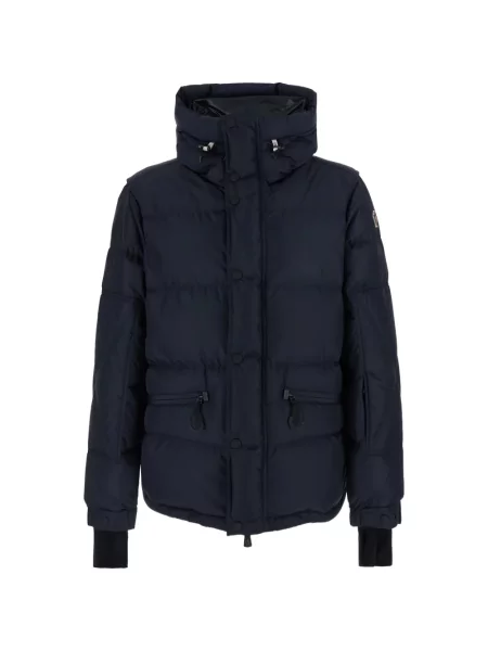 Bunda Moncler Grenoble s kapucí modrá