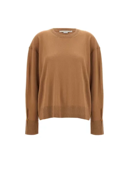 Sweter Stella Mccartney brązowy