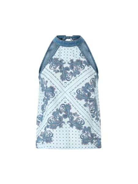 Top Pinko niebieski