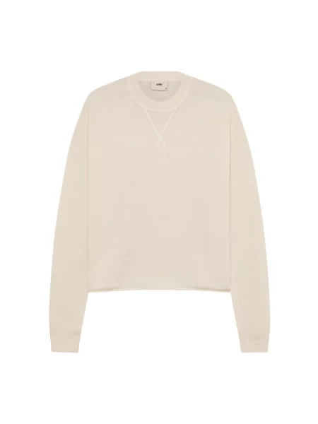 Sweter Autry wełniany beżowy