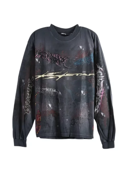 Lung tricou Hellstar negru