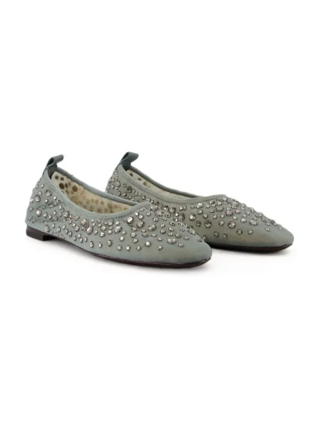 Balerinki Tory Burch niebieskie