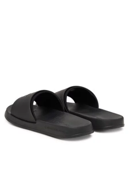Calvin Klein Natikači Ess Slide Rubber Neoprene črna