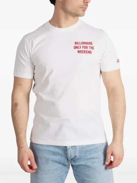 Tricou Mc2 Saint Barth cu imagine alb