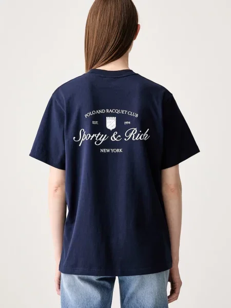 Sporty & Rich Syracuse t-shirt μπλε