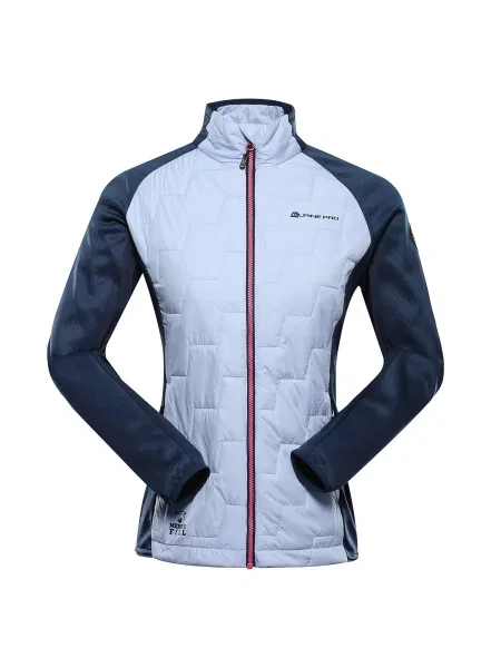 Bluza sportowa z wełną merino Alpine Pro Jorwa niebieska