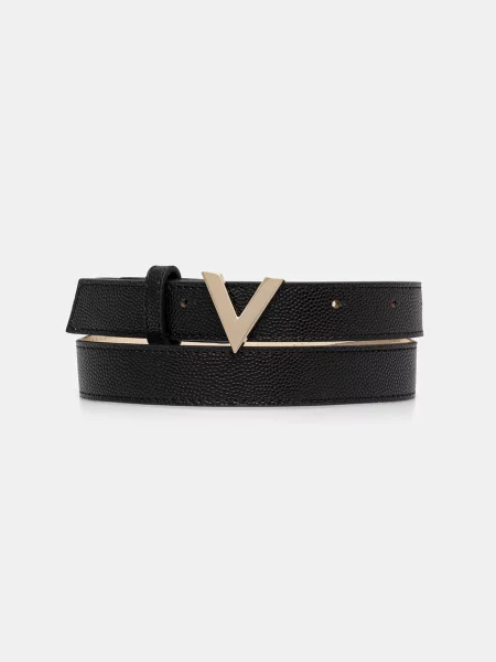 Valentino Bags pásek dámský z imitace kůže černý