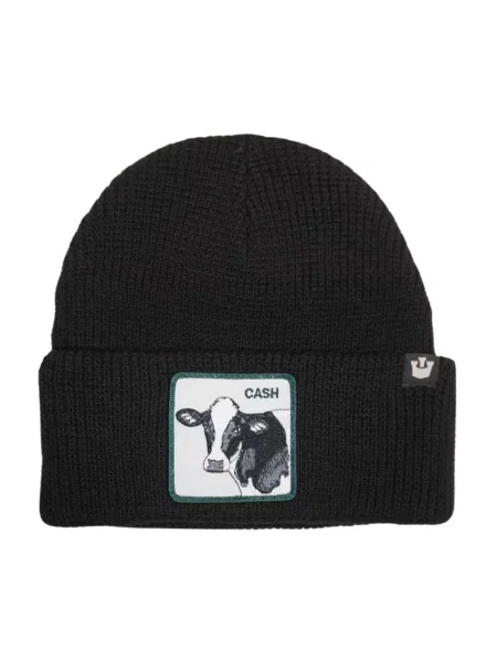 Lniana czapka Goorin Bros czarna
