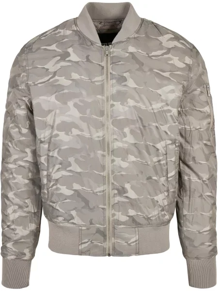 Камуфлажно яке тип бомбър Urban Classics камъни сиво