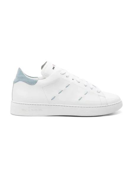 Sneakersy Kiton skórzane białe