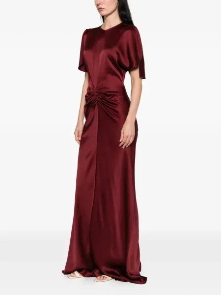 Maxi rochie maxi Victoria Beckham de costum roșu